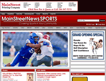 Tablet Screenshot of mainstreetnewssports.com